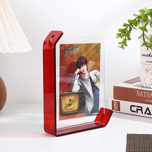 Cadre <span class=keywords><strong>photo</strong></span> en <span class=keywords><strong>acrylique</strong></span> personnalisable, support d'affichage de bureau transparent double face pour la décoration de la maison et du bureau en DIY - Product Image 6