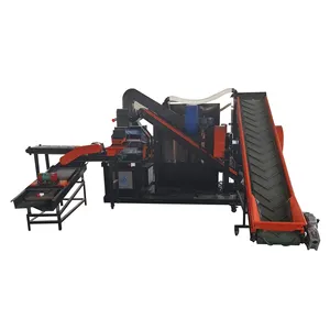 High Efficiency dry type copper wire recycling equipment small cable granulator copper wire chopper machine for sale