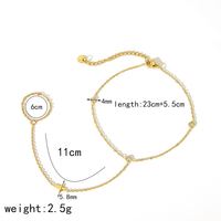 Nouvelle tendance : bracelet de cheville en alliage de zircon style escarpin, idéal pour les défilés et les spectacles. Bijou de