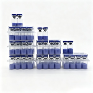 Livraison Rapide Poudre GHK-Cu Haute Pureté Vente Directe Usine Matière Première Cosmétique Tripeptide de Cuivre-1 Peptide de Cuivre Bleu - Product Image 5