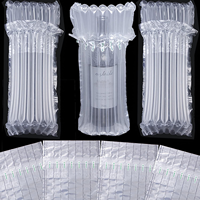 Emballage antichoc, coussin d'emballage en plastique, rouleau d'emballage, colonne de protection gonflable, sac à bulles pour bouteille de vin, sac rempli d'air