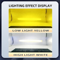2 Piezas de Luces LED de Alta Potencia con Ventilador para Parrilla de Coche, Luces Antiniebla, Luces de Trabajo, Luces Auxiliares Externas para Vehículos Todoterreno, SUV, Camioneta
