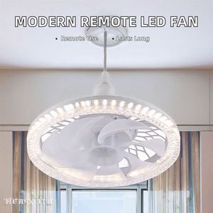 พัดลมเพดาน LED รุ่นใหม่ พร้อมรีโมทคอนโทรล 85-265V แสงสีขาว ปรับความสว่างได้ ติดตั้งง่าย เหมาะสำหรับใช้ในบ้าน โครงการต่างๆ รุ่น AGI32 - Product Image 2