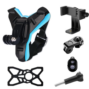 6-in-1 Bộ dụng cụ Adapter xe máy Mũ bảo hiểm đứng phụ kiện gắn mũ bảo hiểm máy ảnh gắn dây đeo cằm hành động thể thao máy ảnh phụ kiện - Product Image 3