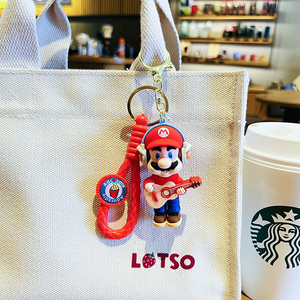 QYS Cute Doll <b>Keychains</b> Cartoon Character Pendant Plastic Collectible Gift Backpack Charm - Product Image 6