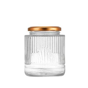 Vente en gros de pots à miel en verre à large ouverture, imprimés à l'écran, de différentes tailles (150 ml, 380 ml), pour aliments - Product Image 5