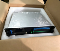 Amplificador de Fibra Óptica EDFA OEM de 1550nm, 16 Puertos, Alta Potencia de Salida, Equipo de Cabecera CATV