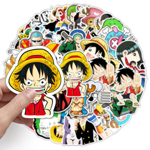 2025 nouvellement 50 pièces Anime One Piece Luffy diable fruits autocollant étanche Skateboard voiture ordinateur portable décalcomanies pour jouets - Product Image 2