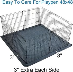 Nhà sản xuất chuyên nghiệp tái sử dụng du lịch thân thiện <span class=keywords><strong>polyester</strong></span> bông chó đào tạo nước tiểu PEE Pads cho chó con - Product Image 6