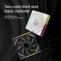 Ventilateur de refroidissement silencieux PWM Prism 6ème génération ProRS ARGB RGB Shuang Synchronous, compatible CPU 7ème génération, roulement à billes en plastique