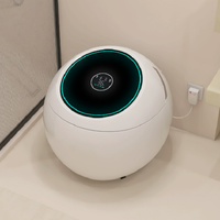 Toilette intelligente entièrement automatique intégrée avec siège chauffant, élimination automatique des odeurs, chasse d'eau par jet-siphon, sans pression d'eau