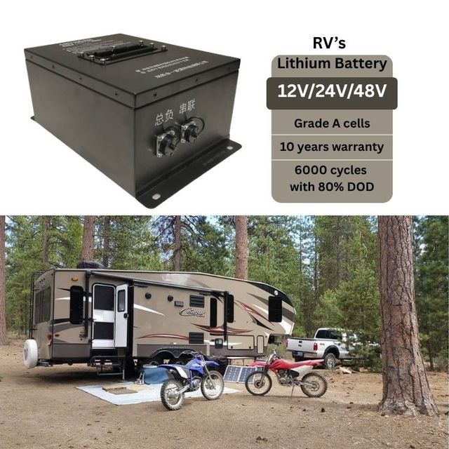 Customized 100Ah To 400Ah LiFePO4 Lithium Battery For RV Boat Solar System