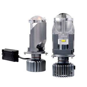 Đèn pha chiếu laser <span class=keywords><strong>mini</strong></span> H4 Bi LED Y40 màu trắng, tình trạng mới, dành cho ô tô và xe máy, đèn pha H4 Bi LED 6000k - Product Image 2