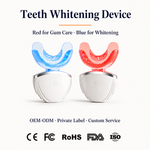 Sistema de Blanqueamiento Dental con Luz LED Azul, Kit de Carga Inalámbrica, Resistente al Agua IPX7, Gel PAP sin Peróxido para Uso en Casa - Product Image 1