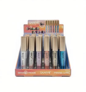 Saniye Glitter Liquid Eyeliner 12 colores Maquillaje de ojos brillante Artículo LiJre - Product Image 1