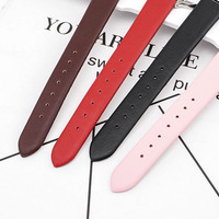 Schlicht armband aus echtem Leder 38/42 // 49mm Luxus-Ersatz bänder für Damen für Apple Watch 8 7 6
