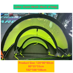 <span class=keywords><strong>Red</strong></span> <span class=keywords><strong>de</strong></span> portería <span class=keywords><strong>de</strong></span> fútbol para niños <span class=keywords><strong>de</strong></span> primera calidad, puerta <span class=keywords><strong>de</strong></span> <span class=keywords><strong>arco</strong></span> emergente plegable con <span class=keywords><strong>Red</strong></span> Verde con bordes negros para entrenamiento deportivo - Product Image 5