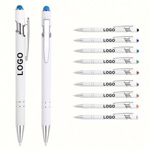 Custom Logo Metal Stylus <b>Pen</b> with Aluminum Barrel, Click Ballpoint <b>Pen</b> for Promotional <b>Gifts</b> and Office Use - Product Image 4