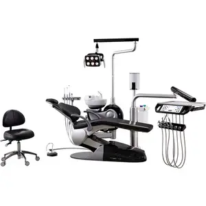 Kursi Dental dengan Suku Cadang Peralatan Murah, Lampu Sensor Sistem Kontrol Sentuh Sistem Kamera Mikroskop