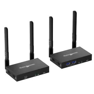 Full HD 1080P Video KVM Control Support Multiple RX HDMI Wireless Video Audio Transmitter And Receiver USB KVM Extender Kit