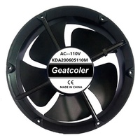 AC 110V AC 220V Ventilateur axial AC haute puissance de haute qualité à faible bruit 120*120*38mm