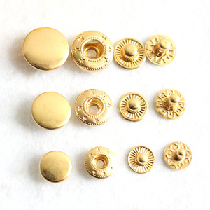 Nhà sản xuất cung cấp Kim Loại Báo Chí mùa xuân <span class=keywords><strong>Snap</strong></span> nút 10mm 12mm 15mm cho áo khoác - Product Image 3