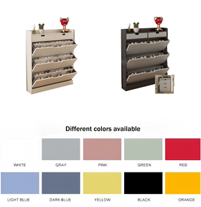 Tủ giày gỗ góc hẹp, dung tích lớn, có 2 ngăn kéo để cất đồ - Product Image 5