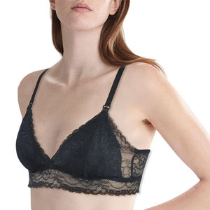 Reggiseno Sexy in pizzo di <span class=keywords><strong>cotone</strong></span> da <span class=keywords><strong>allattamento</strong></span> per donna alla moda Clip frontale per maternità reggiseno senza fili per l'<span class=keywords><strong>allattamento</strong></span> al seno - Product Image 4