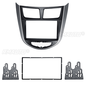 2 Din Car Stereo Audio Radio DVD <b>CD</b> GPS Plate Panel <b>Frame</b> Fascias Replacement for Hyundai I-25 for Accent Solaris Verna - Product Image 2