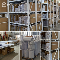 Papel Tapiz Industrial Impermeable Autoadhesivo para Uso Doméstico y Comercial, Vinilo Removible con Patrón Geométrico