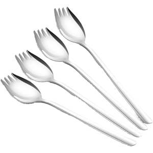 Elegante Juego de Cubiertos Modernos de Acero Inoxidable Pulido Espejo, Cuchillo, Tenedor y Cuchara Aptos para Lavavajillas, Ideal para Restaurantes y Bodas - Product Image 1