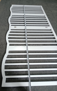 Valla Plegable Moderna de Madera Maciza de 4 Paneles para Mascotas con Cierre de Botón, Puerta Independiente para Perros, Valla para Mascotas para Escaleras y Hogar - Product Image 5