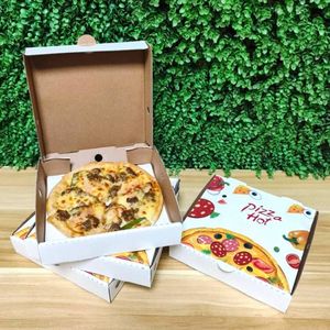 Caixas de Entrega de Pizza em Papelão Corrugado Sustentável com Laminação Fosca e Logotipo Personalizado AT PACK, 10 e 12 Polegadas - Product Image 5