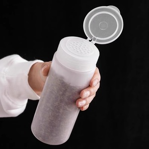 Barbecue Seasoning Sprinkler Bottle Cylinder Flip Top Lid BPA Free Solid Seasonings Camping Use - Product Image 4