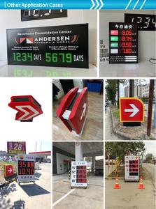 Letreros de Precios para Gasolineras LED de Doble Cara con Colores Verde/Rojo, Resistentes al Agua IP65, Control Remoto, Tamaño Personalizable - Product Image 6