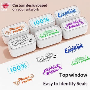 Sellos de Plástico Apilables para Juegos, Juguetes de Ventana, Bloques de Construcción, Comentarios del Profesor, Recompensas, Sellos de Incentivo, Sellos Personalizados - Product Image 4