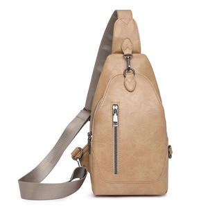 Sacs de poitrine rétro en PU pour femmes tout-match sacs de taille rétro sacs de messager de printemps populaires transfrontaliers une pièce en gros - Product Image 3