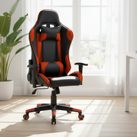 Chaise de Gamer Exécutive Confortable de Haute Qualité avec Fonction Massage pour PC, en Cuir PU, Design Réglable Électriquement pour le Gaming en Ligne