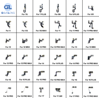 Accessoires pour téléphones portables compatibles avec l'iPhone 11, 12, XS MAX, Xs, Xr et X : Câbles flexibles de carte mère, Caméras