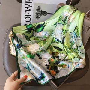 Pañuelo Cuadrado Pequeño de Estilo Retro Francés para Mujer, con Estampado de Anacardos, Cinta Artística y Diseño Elegante - Product Image 6