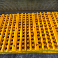 Maille de tamis en polyuréthane durable et résistante à l'usure pour machine de criblage vibrant, panneau de tamis à charbon pour machines minières, anti-colmatage