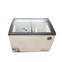 Tablette réglable en verre coulissante pour congélateur à température unique 400L pour bar, crème glacée et congélateur