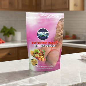 Polvo <span class=keywords><strong>de</strong></span> proteína <span class=keywords><strong>de</strong></span> sabor a fresa Premium OEM/ODM para ganar <span class=keywords><strong>masa</strong></span> <span class=keywords><strong>corporal</strong></span> con curvas y desarrollar músculo - Product Image 3