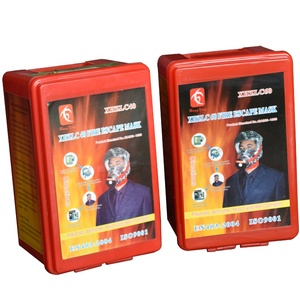 Da OEM xhzlc40 đầy đủ mặt thoát mặt nạ Chất lượng cao chuyên nghiệp chữa cháy mặt nạ khí thở Bộ Máy mặt lá chắn - Product Image 1