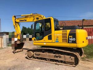 Excavatrice sur chenilles hydraulique japonaise Komatsu PC160, 16 tonnes, excavatrice moyenne, engin de terrassement avec certificat CE et EPA à vendre - Product Image 1