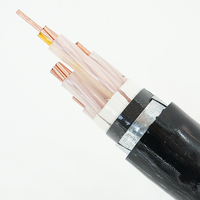 Câble d'alimentation YJV isolé XLPE 0,6/1 kV à âme en cuivre pour alimentation industrielle souterraine