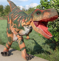 Costume de dinosaure T-Rex réaliste personnalisé pour spectacle, costume de dinosaure Raptor pour adultes, pour parc d'aventure intérieur