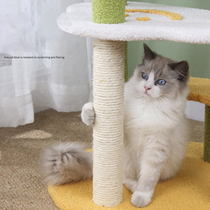 คอนโดแมวหลายชั้นแบบต้นไม้สำหรับแมวเลี้ยงในบ้าน - Product Image 3