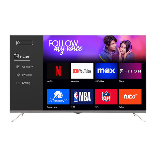 Manufacturer Smart TV Televisor 55" Pouces Ultra Thin Frameless TV 65 75 85 Inch QLED OLED Smart TV