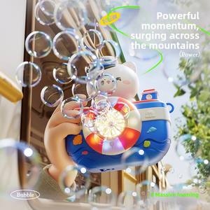 Cámara de Dibujos Animados con Diseño de Pirata, Recargable Eléctricamente, para Niños y Niñas, Totalmente Automática, Portátil, para Exteriores, con Múltiples Orificios para Emitir Burbujas - Product Image 3